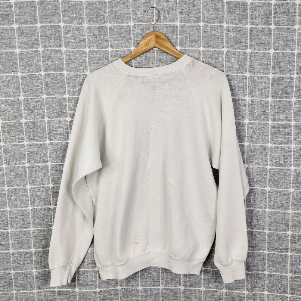 Vintage Super Bowl XXIII White Sweatshirt - Picture 6 of 7
